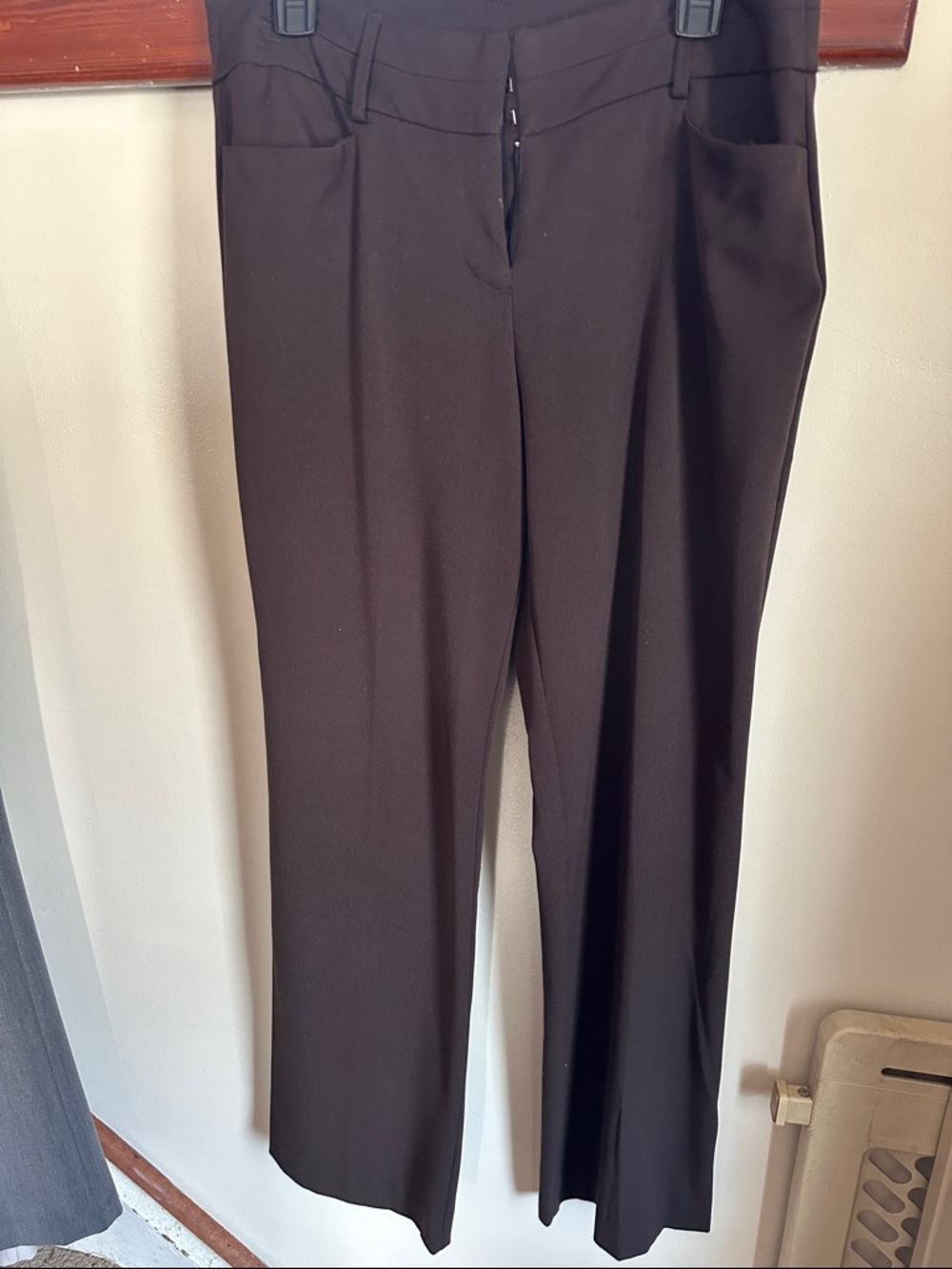 Apt. 9 Women's Brown Straight-Leg Dress Trousers